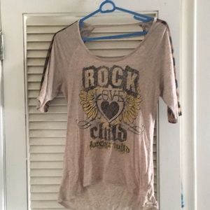 Cheetah print graphic tee